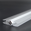 Уплотнительный ПВХ профиль для стекла 8мм PVC14-ML-825CL